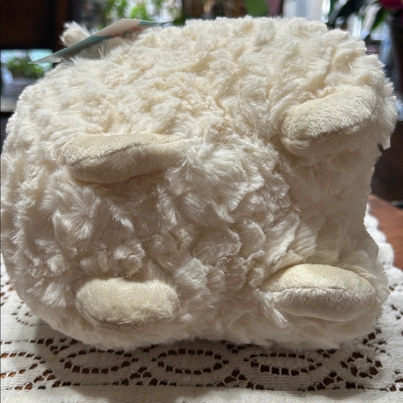 Easter Plush Round Stuffed Sheep NWT In Plastic Bag Extremely Soft & Squishy NEW - Picture 6 of 8